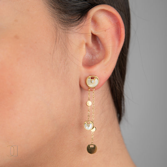 CDE216 - Gold Plated Earring