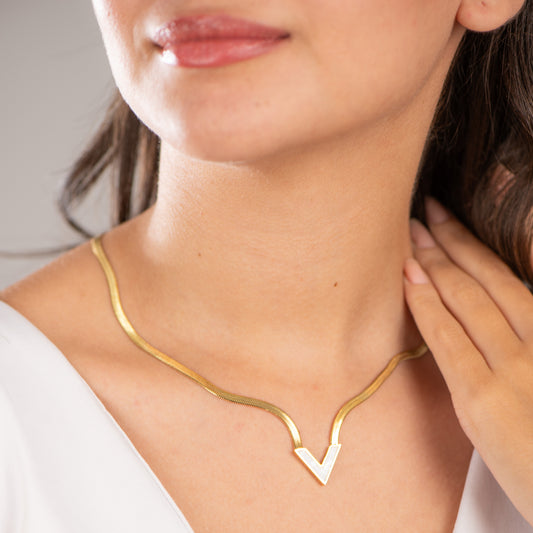 CDN272- Gold plated Necklace