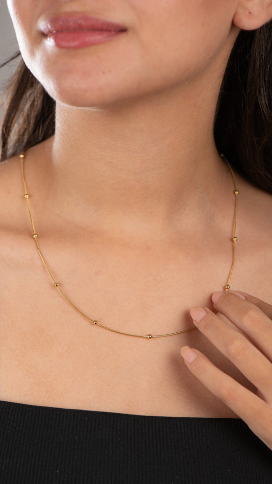 CDN285- Gold plated Necklace