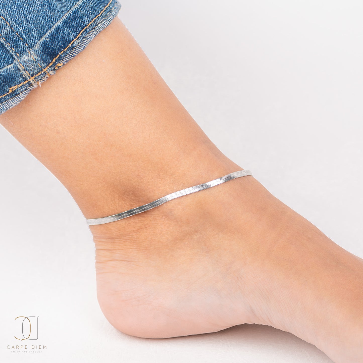 CDA132 - Silver Plated Anklet